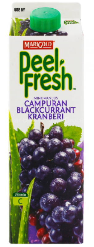 Marigold Peel Fresh Blackcurrant Kranberi 1l-800x800 - Peel Fresh Orange Juice Clipart (800x800), Png Download