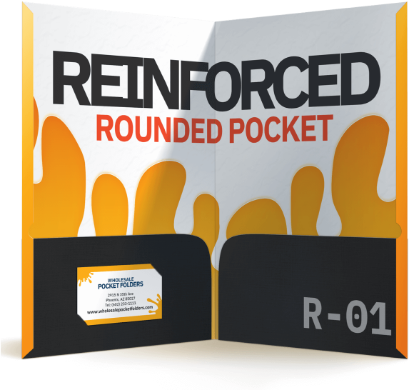 Reinforced Pocket Presentation Folder - Graphic Design Clipart (600x600), Png Download