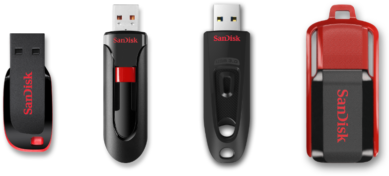 Usb Flash Drive Clipart (822x387), Png Download