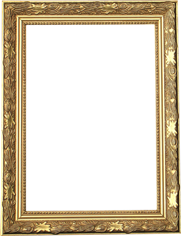 Frame Design Gold Image - Gold Frame Clipart (800x998), Png Download