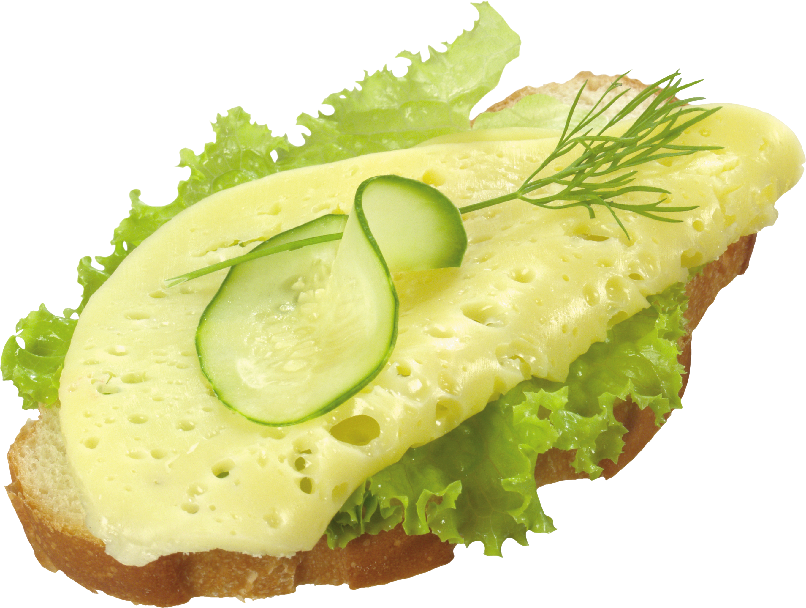 Sandwich Png Image - Бутерброд С Сыром Png Clipart (2715x2046), Png Download