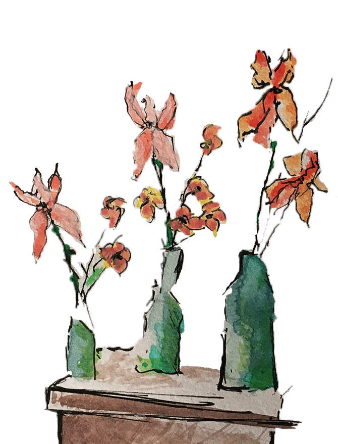 Table Flowers - Iris Clipart (670x879), Png Download