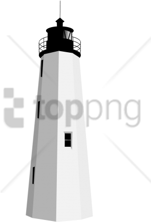 Free Png Black White Lighthouse Png Image With Transparent - Lighthouse Clipart (481x679), Png Download