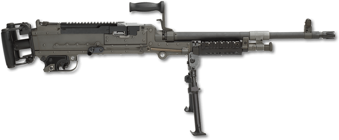 Fn M H Mh - M240h Machine Gun Clipart (1200x550), Png Download