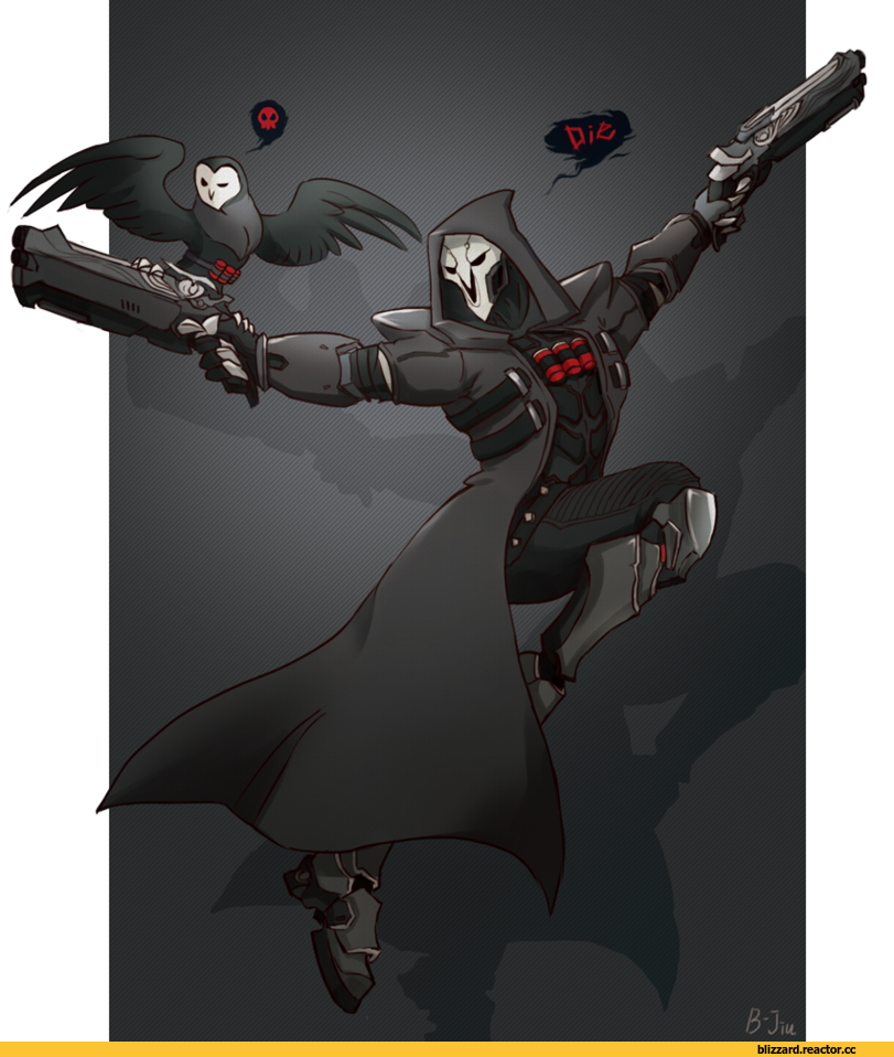 Blizzard,blizzard ,overwatch, Overwatch Art - Cartoon Clipart (811x958), Png Download