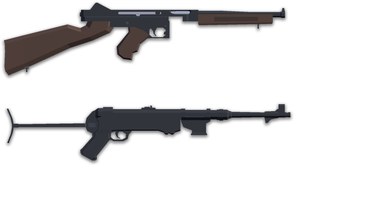 Submachine-guns - Thumb - - Ranged Weapon Clipart (1920x1080), Png Download