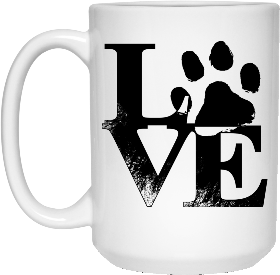 White Mug Paw Print Love Animal Pictures, Love Your - Giornata Mondiale Degli Animali 4 Ottobre 2018 Clipart (1155x1155), Png Download