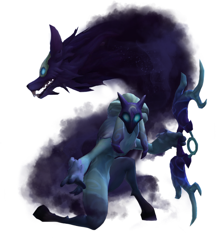 Kindred Lol , Png Download Clipart (699x768), Png Download