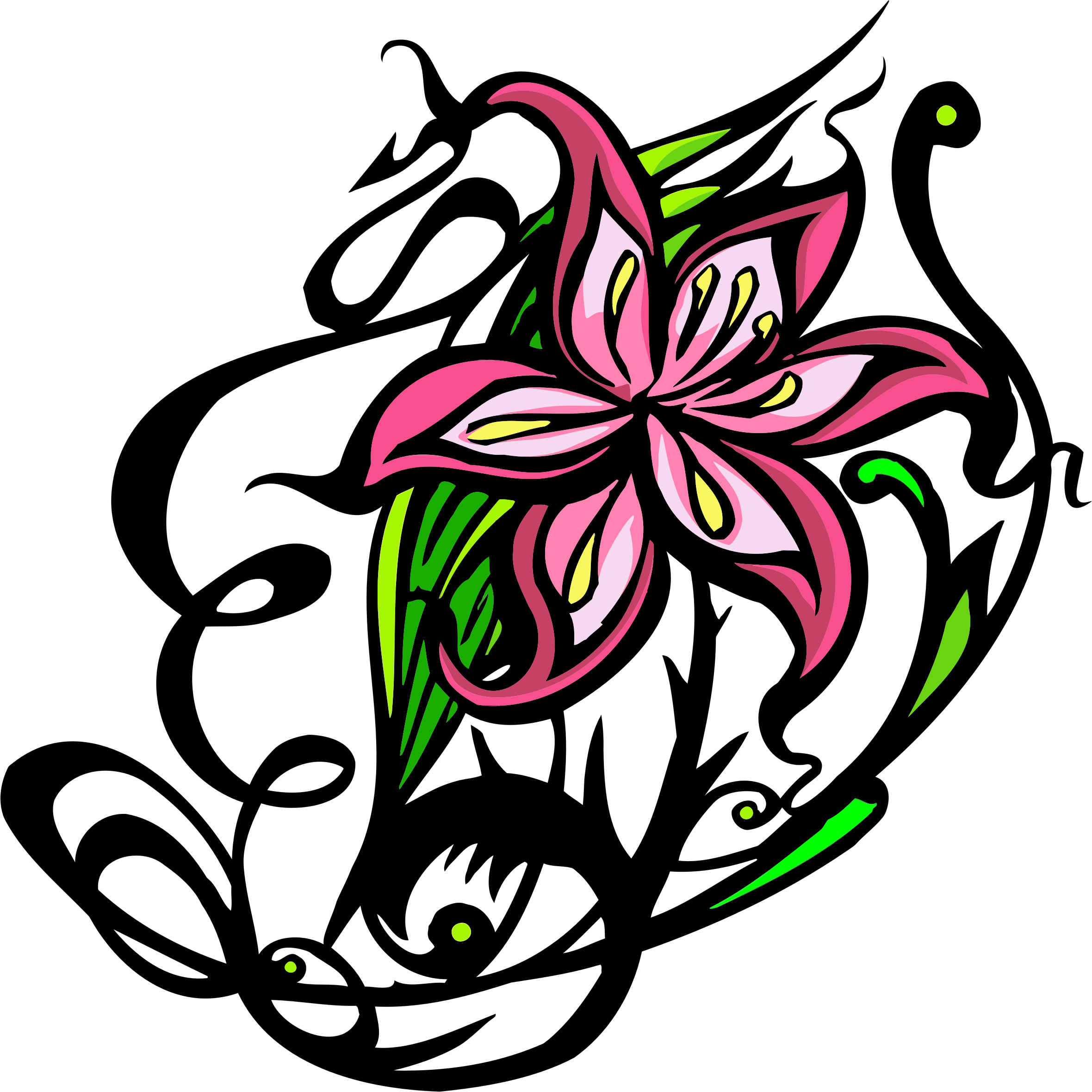 This Free Icons Png Design Of Decorative Flowers 2 Clipart (2360x2360), Png Download