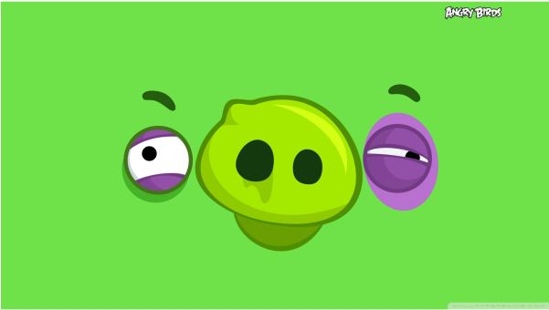 Angry Birds Hurt Pig Wallpaper Clip Art - Angry Birds Pig - Png Download (600x523), Png Download