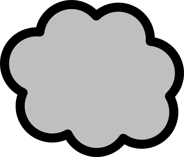 Cloud Clip Art - Png Download (600x514), Png Download