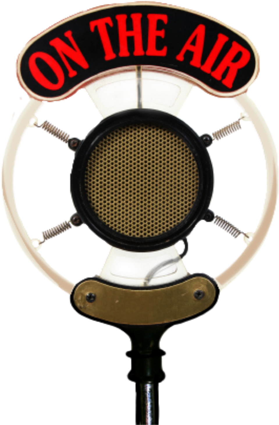 #microphone #mic #music #retro #vintage #freetoedit - Vintage Microphone On Air Clipart (1024x1532), Png Download