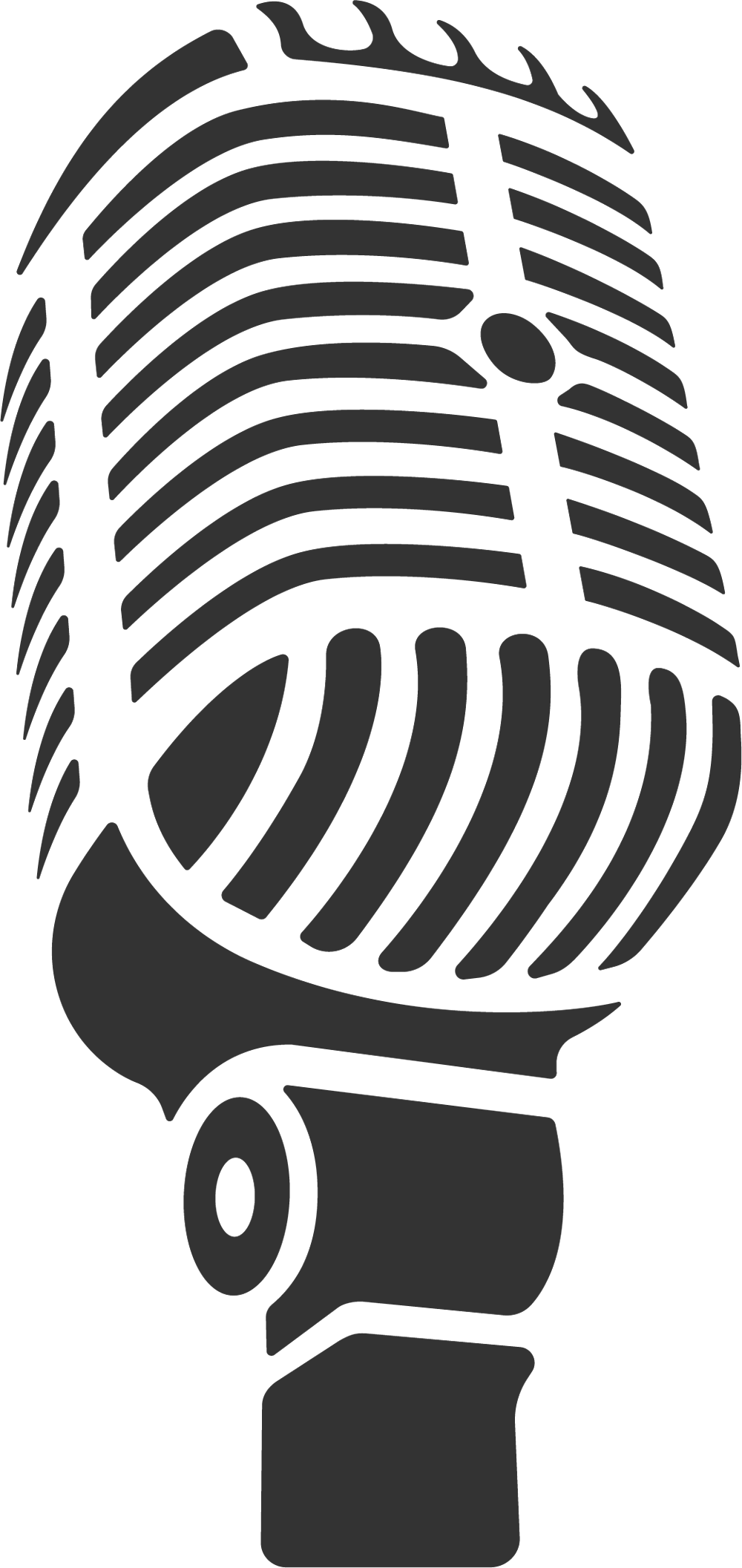 Microphone Recording Studio Sound Recording And Reproduction Clipart (1000x2113), Png Download