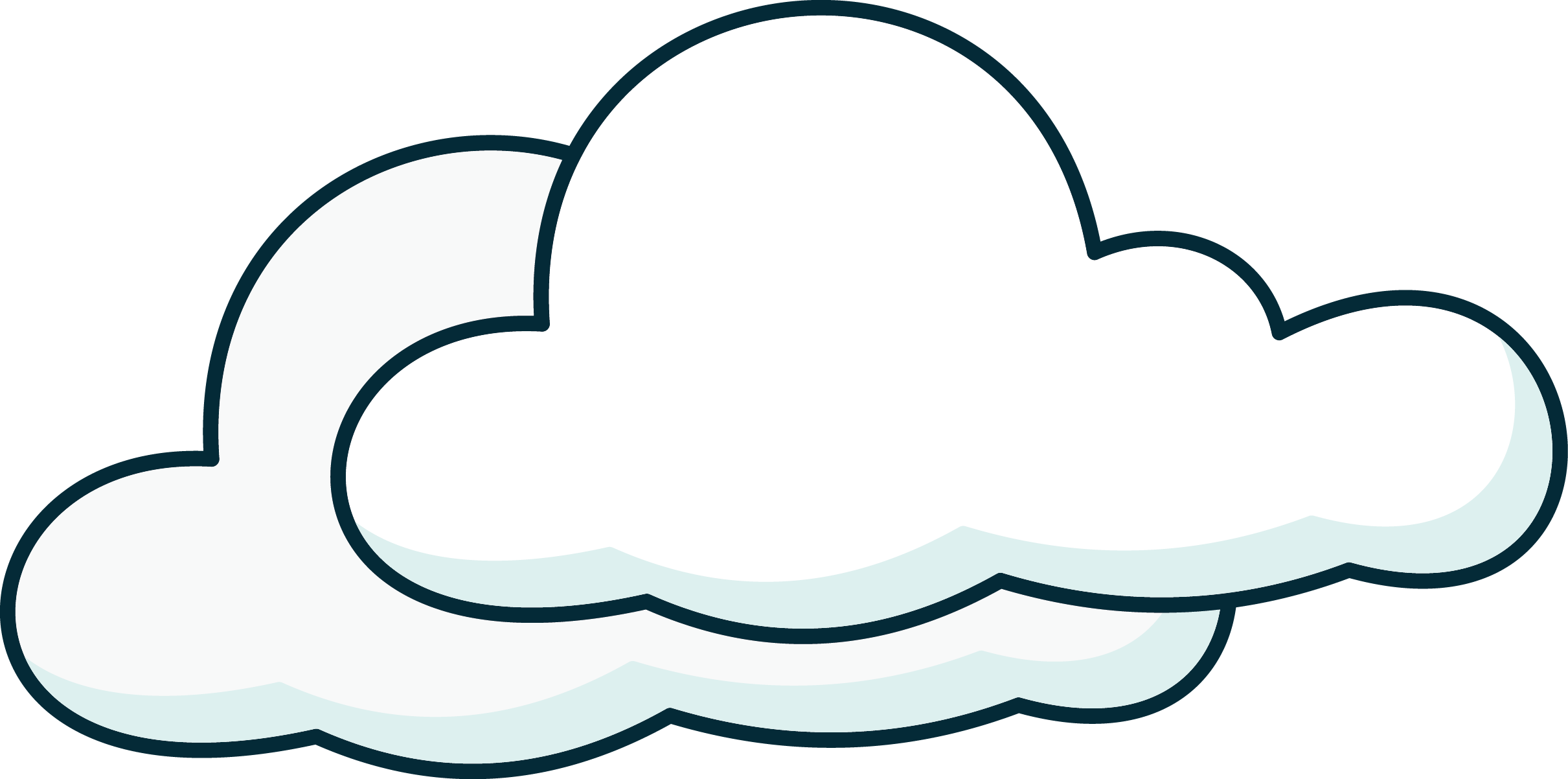 Clipart Happy Cloud Coloring Book Page Cartoons Nube Animada Para