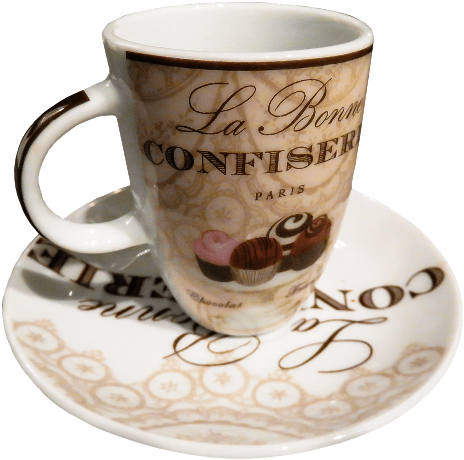 Cup La Bonne Confiserie - Coffee Cup Png Clipart (1280x1146), Png Download