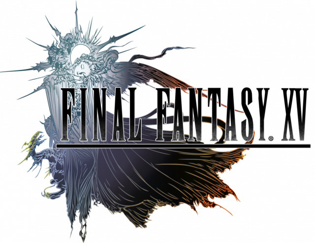8) Final Fantasy Xv - Final Fantasy Xv Logo Render Clipart (640x493), Png Download