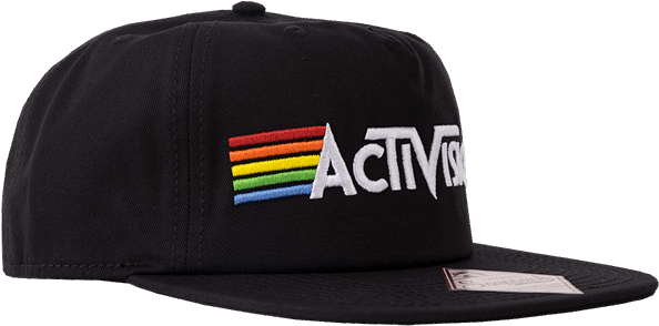 Retro Logo Flat Brim Cap - Baseball Cap Clipart (600x600), Png Download