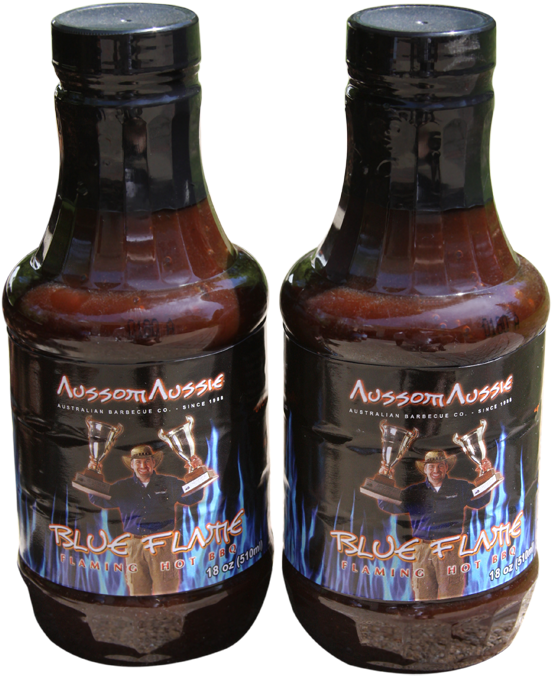 Our Original Xxxtreme Hot Bbq Sauce Called Blue Flame - Bottle Clipart (600x900), Png Download