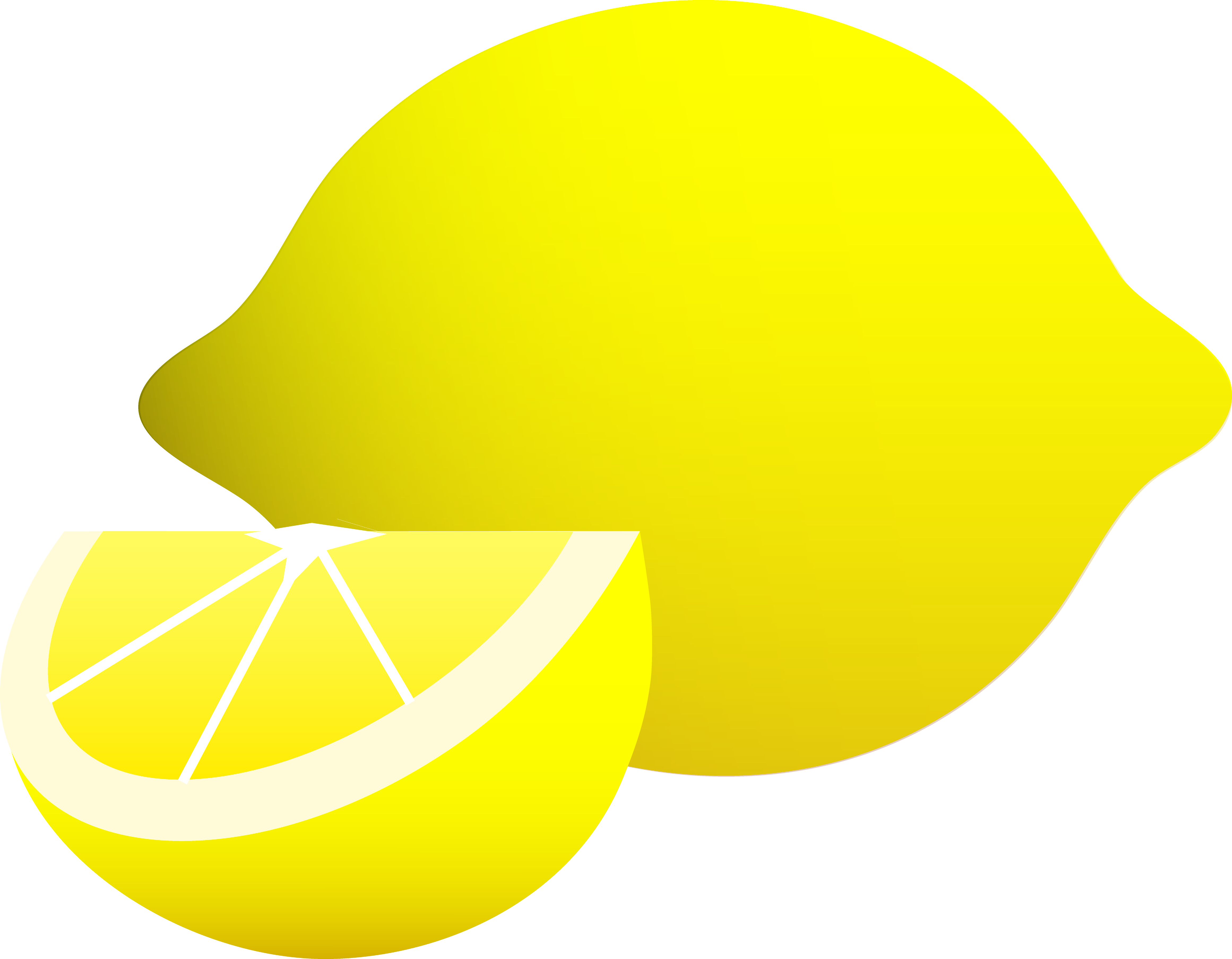 Lemon Slice Clip Art - Cartoon Lemons - Png Download (4643x3614), Png Download
