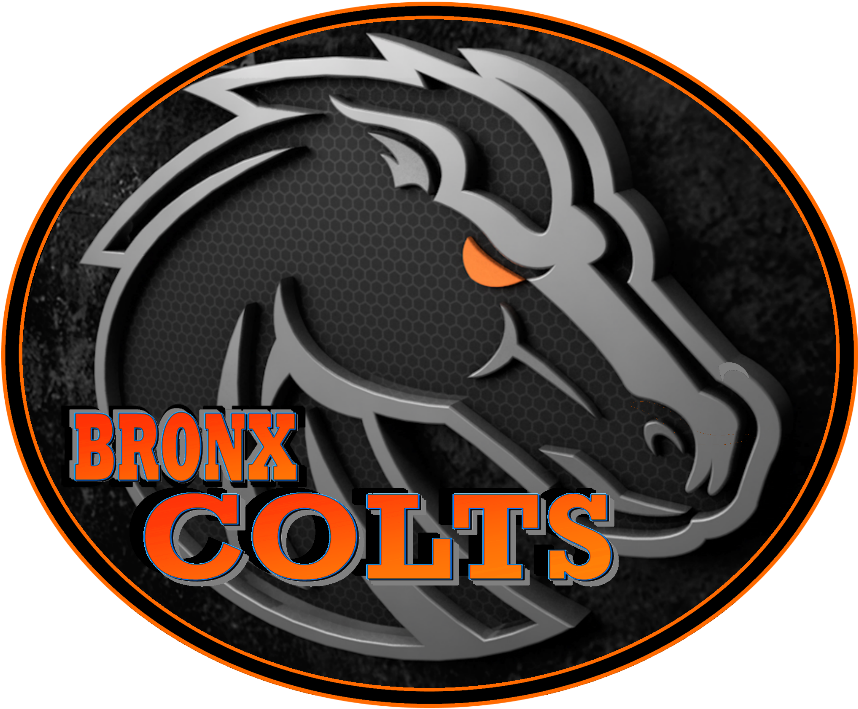 Bronx Colts College - Boise State Football Clipart (900x740), Png Download
