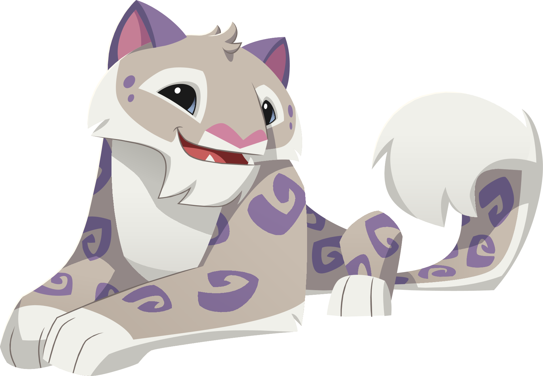 Snow Leopard Clipart Arctic - Animal Jam Livestream Thumbnail - Png Download (1763x1222), Png Download