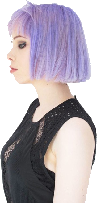 Png Alice Glass Crystal Castles Transparent Not Mine - Alice Glass Pink Hair Clipart (500x667), Png Download