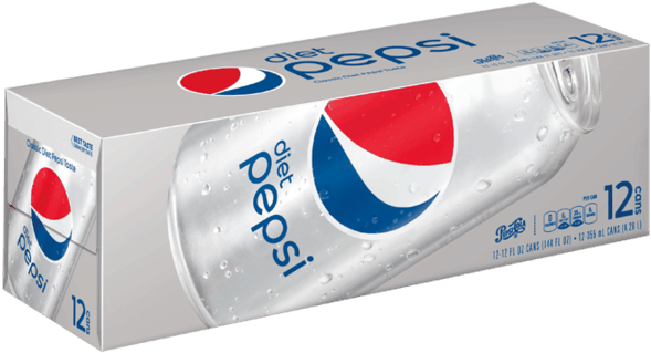 00 For Diet Pepsi® Or Pepsi Zero Sugar® - Diet Pepsi 12 Pack Walmart Clipart (600x600), Png Download