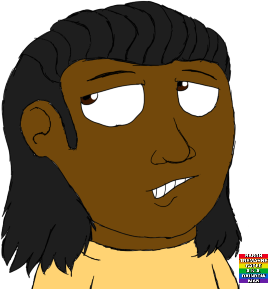 My Black African People - Cartoon Clipart (1000x1000), Png Download
