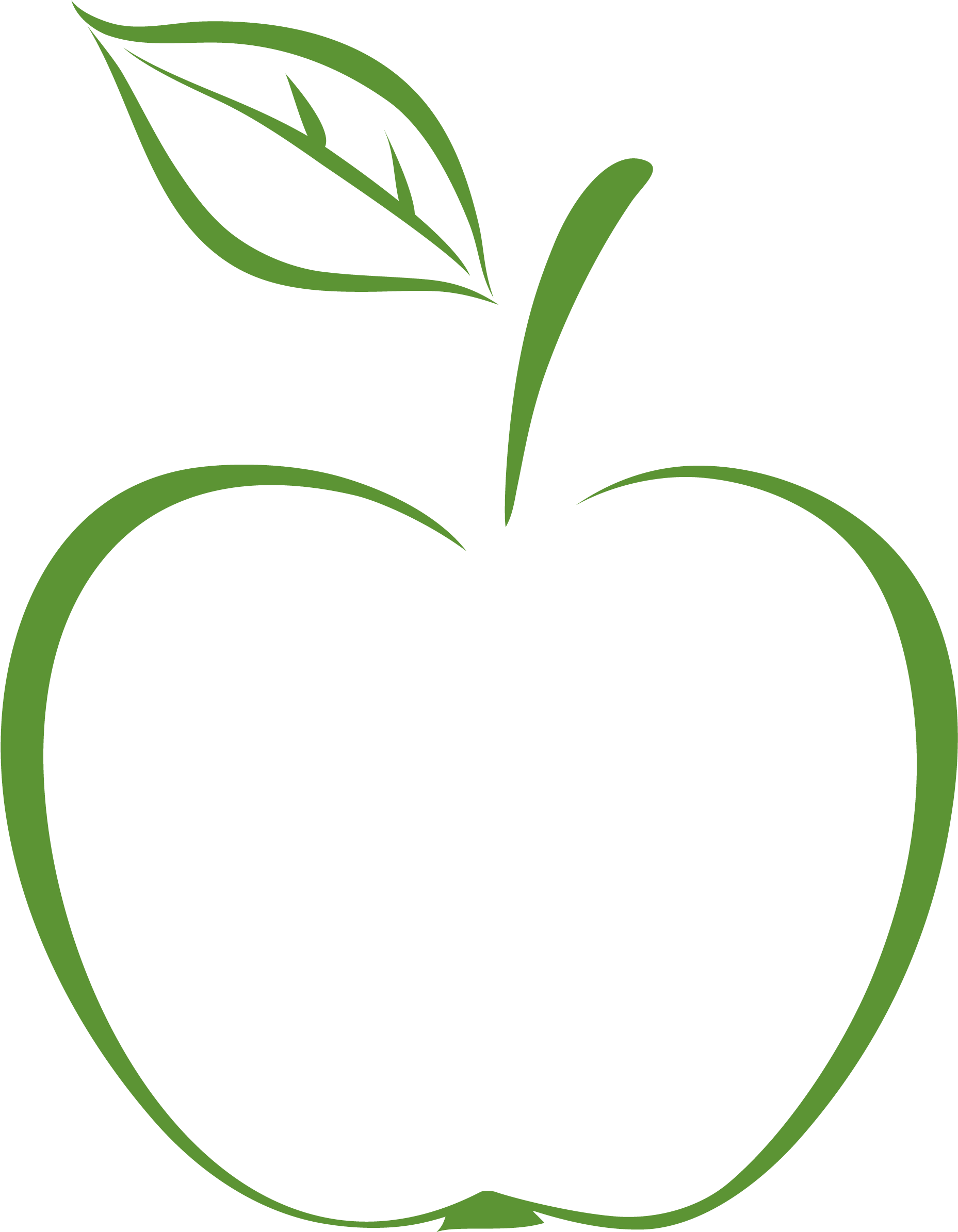 Download Apple Stem And Leaf Clipart - Png Download Png Download - PikPng