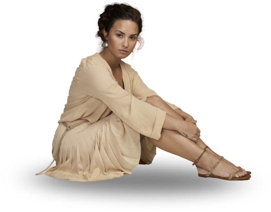 #model #female #png #people #portrait #girl #beautiful - Sitting Clipart (1024x1024), Png Download