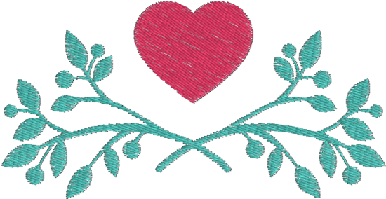 Ornamento Folhagem Coração - Heart Clipart (600x600), Png Download