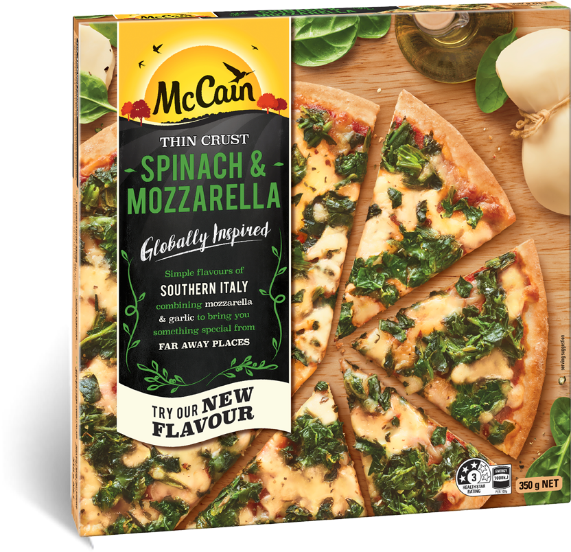 Ultra Thin Spinach And Mozzarella Clipart (1025x960), Png Download