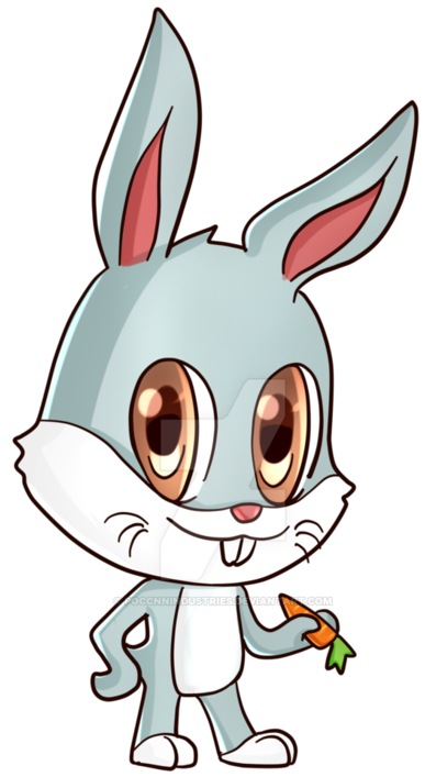 Chibi Bugs Bunny For - Looney Tunes Chibi Clipart (752x1063), Png Download