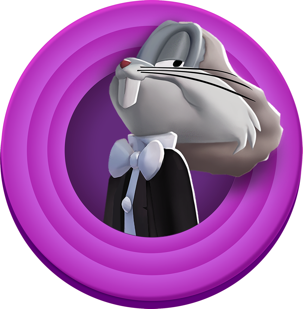 Png Bugs Bunny Looney Tunes World Of Mayhem 256 Px Clipart (1200x1227), Png Download