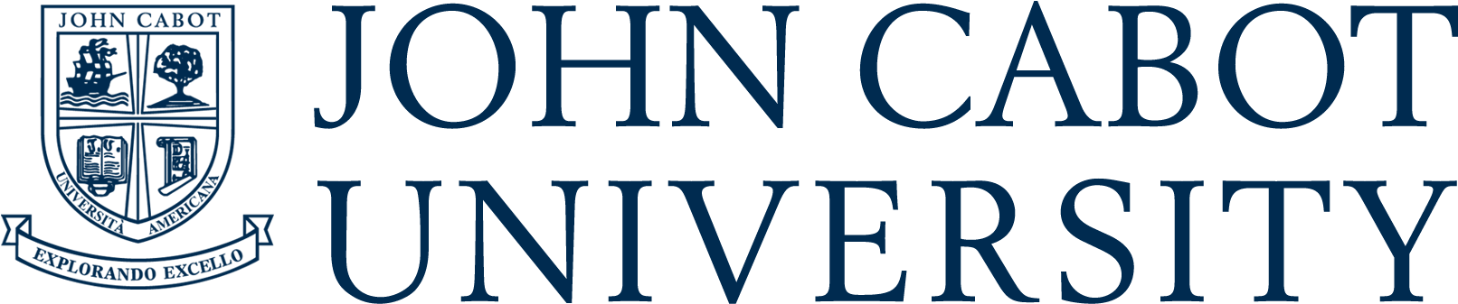 John Cabot University Logo Clipart (1611x345), Png Download