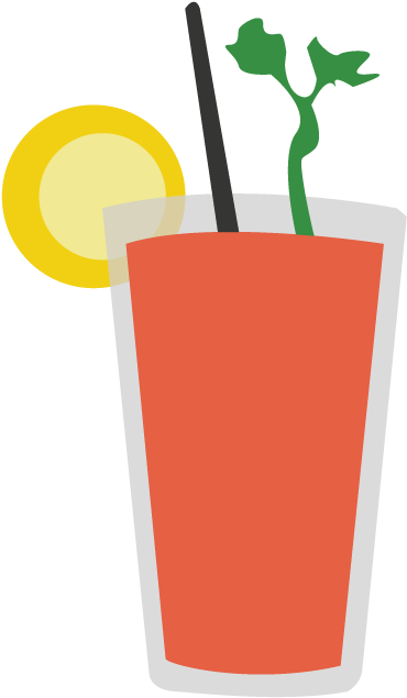 Emojis Wow247 Bloodymary - Planter's Punch Clipart (592x672), Png Download