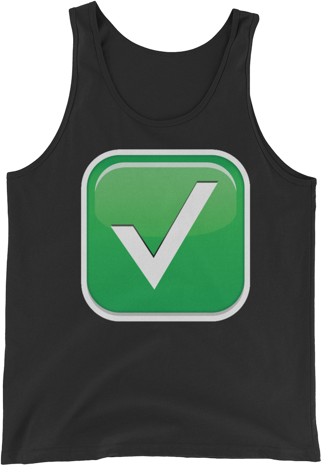 Men's Emoji Tank Top Clipart (658x953), Png Download