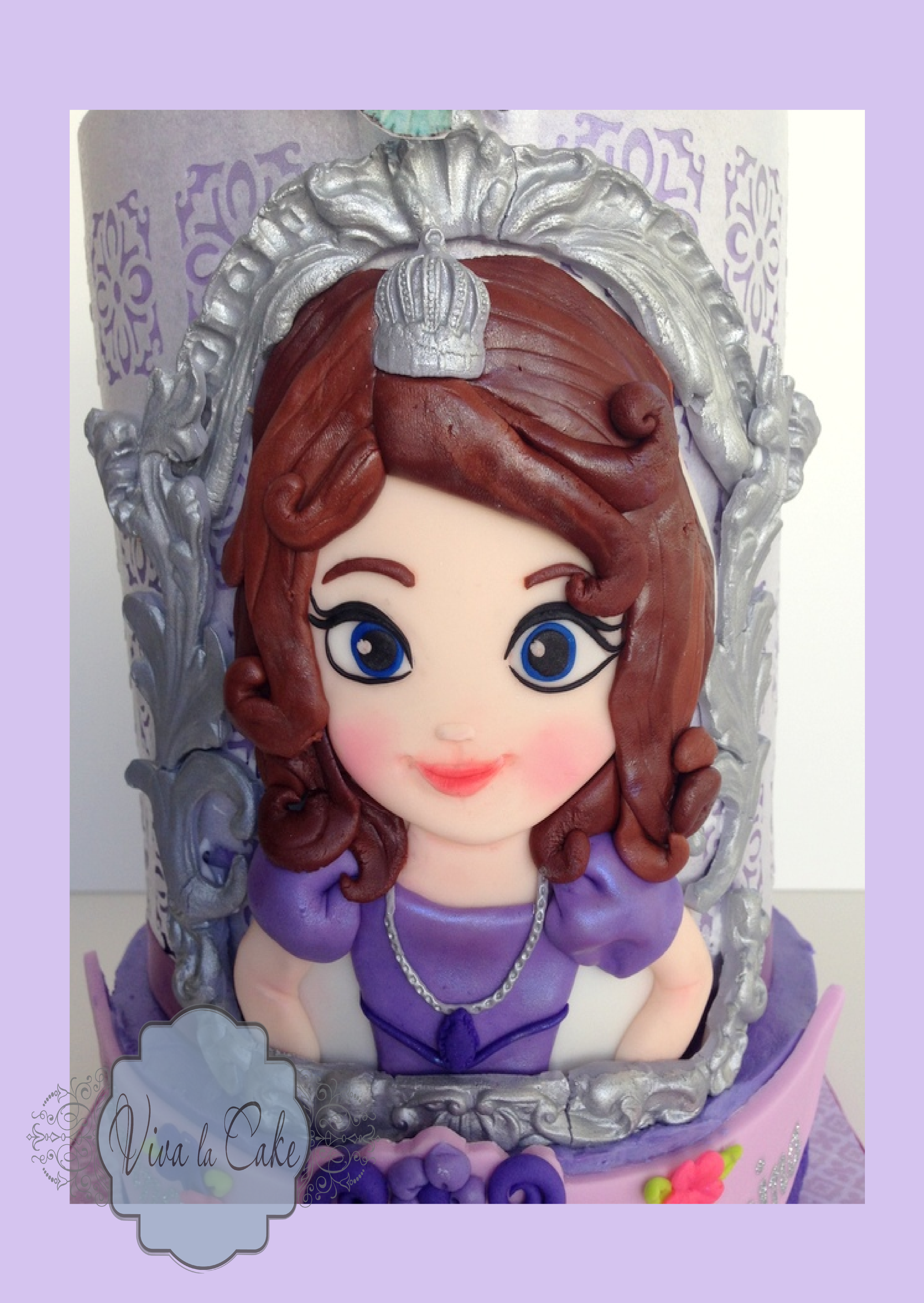 Princess Sofia - Cake Decorating Clipart (2486x3505), Png Download