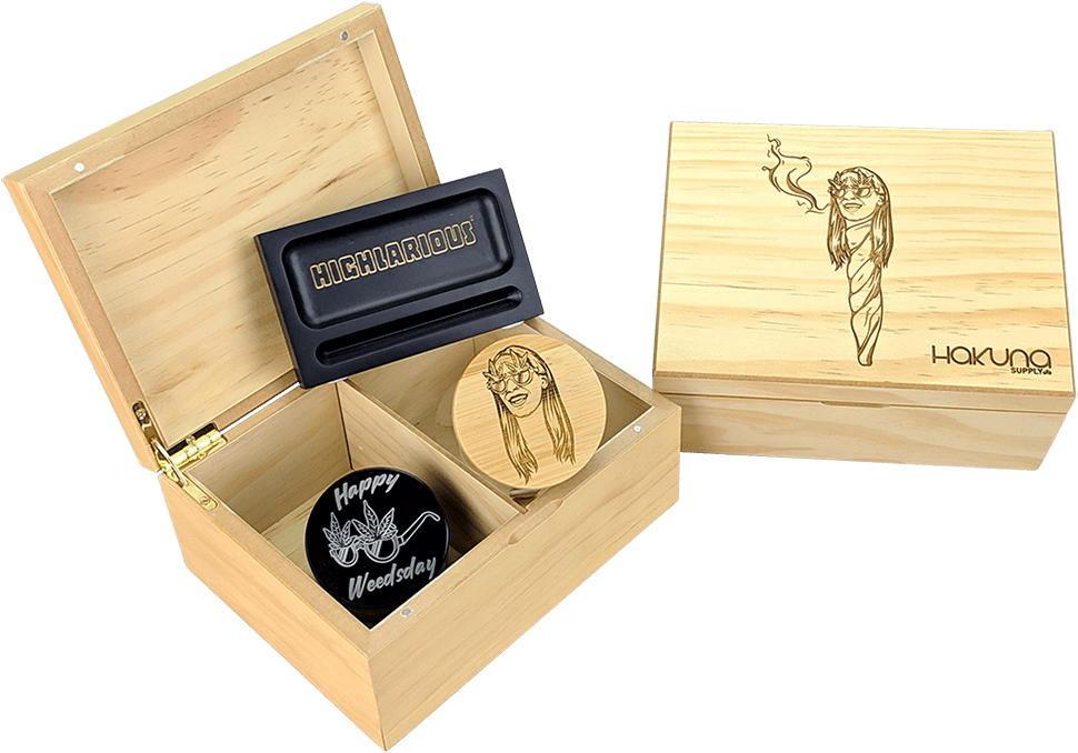 Jessimae “blunt Babe” Stash Box - Box Clipart (1000x999), Png Download