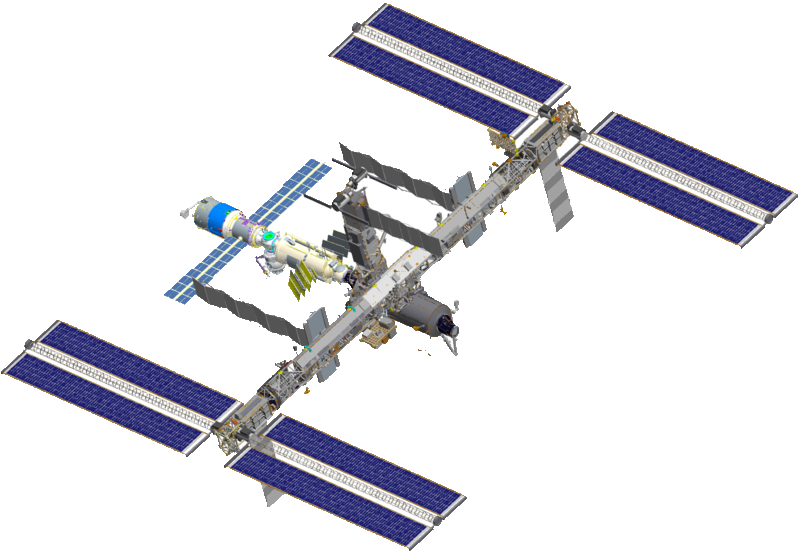 Space Station - International Space Station Clipart (800x552), Png Download