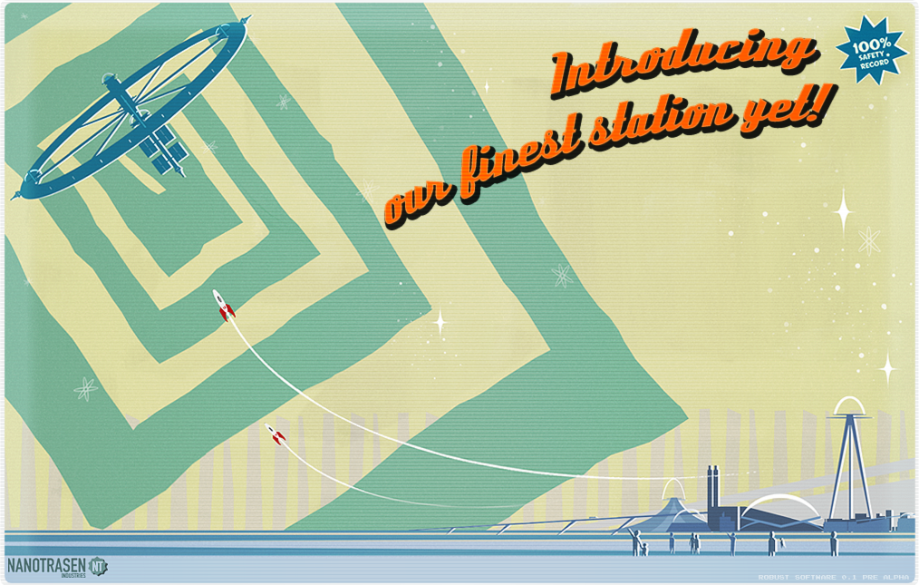 Space Station - Space Station 13 Poster Clipart (1014x645), Png Download