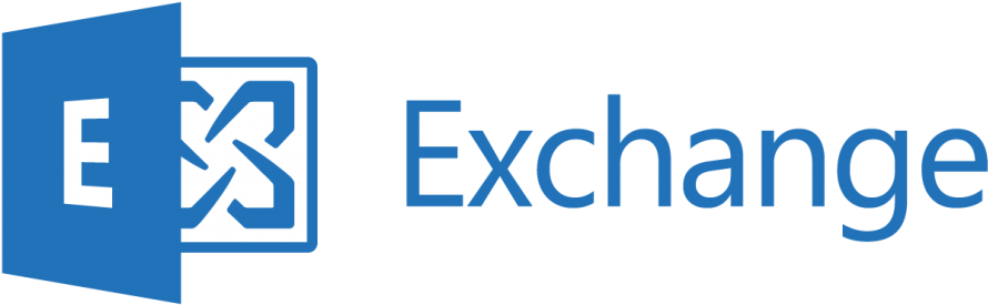 Awesome Microsoft Exchange Logo Png Transparent Microsoft - Microsoft Exchange Server Clipart (1024x408), Png Download