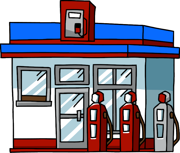 Gas Station Pictures - Clip Art Gas Station - Png Download (763x648), Png Download