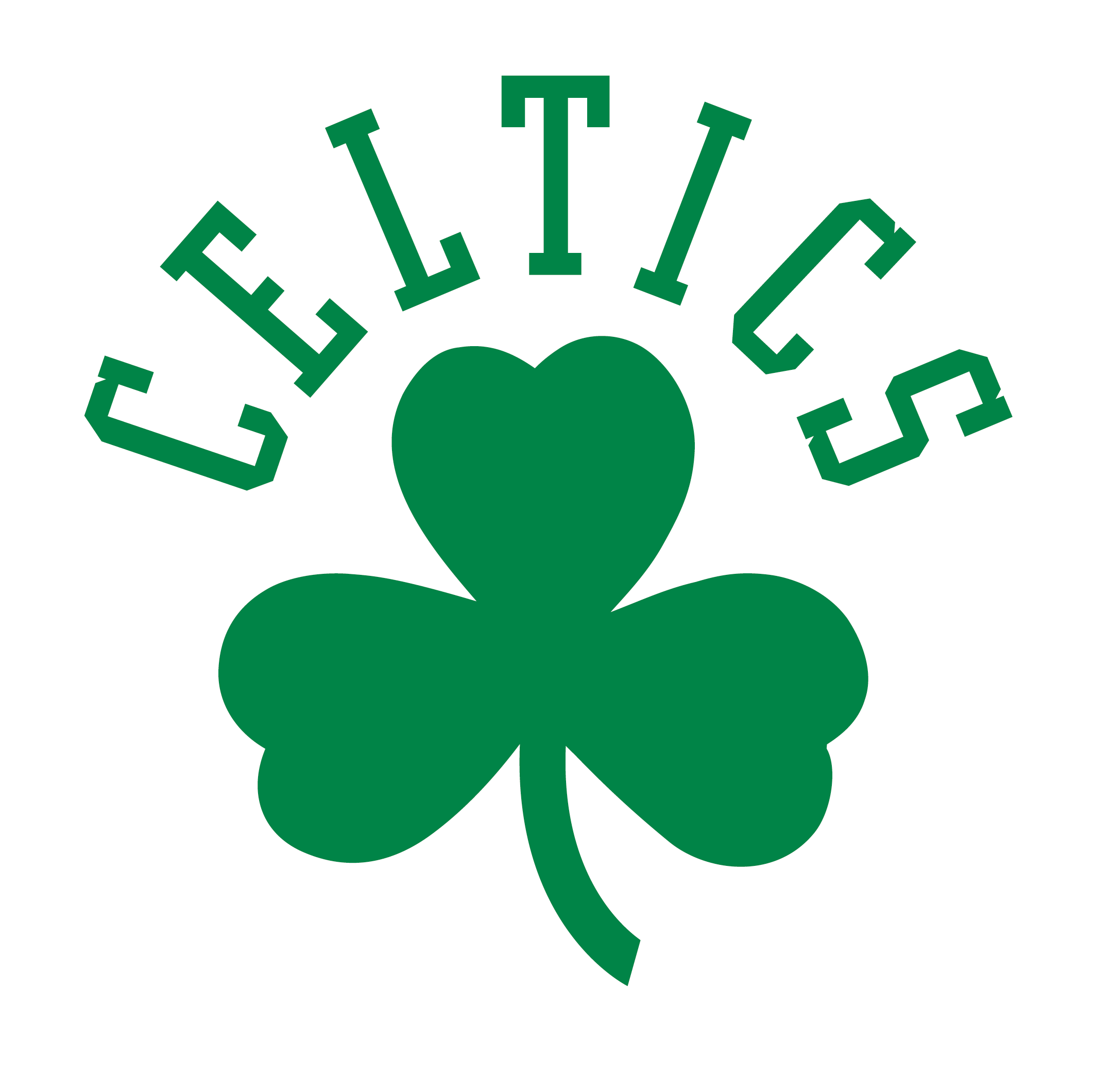 Boston Celtics Clover Logo Clipart (3840x2160), Png Download