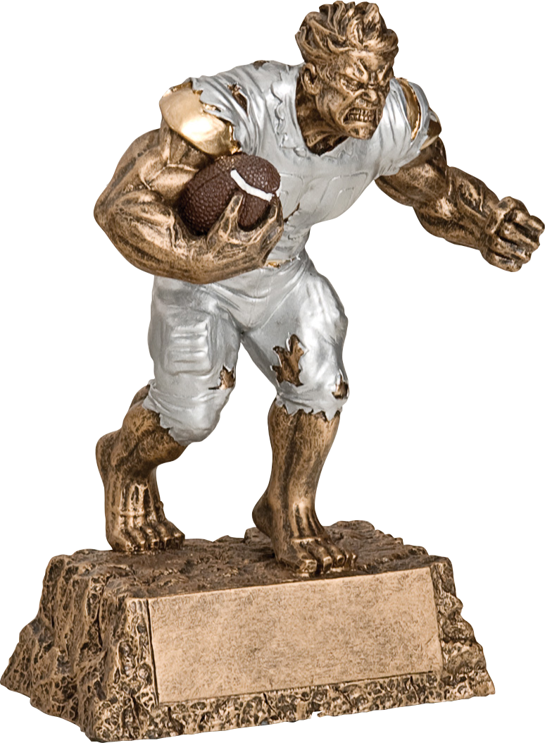 Monster Resins - Football Trophy Clipart (774x1054), Png Download