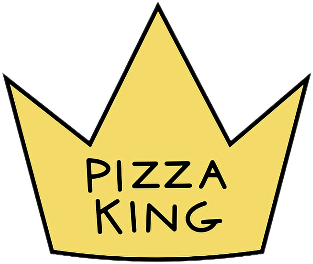 #pizza #pizzaking #king #crown #tumblr #myedit #givecred - Желтый Тамблер Пнг Clipart (1024x864), Png Download