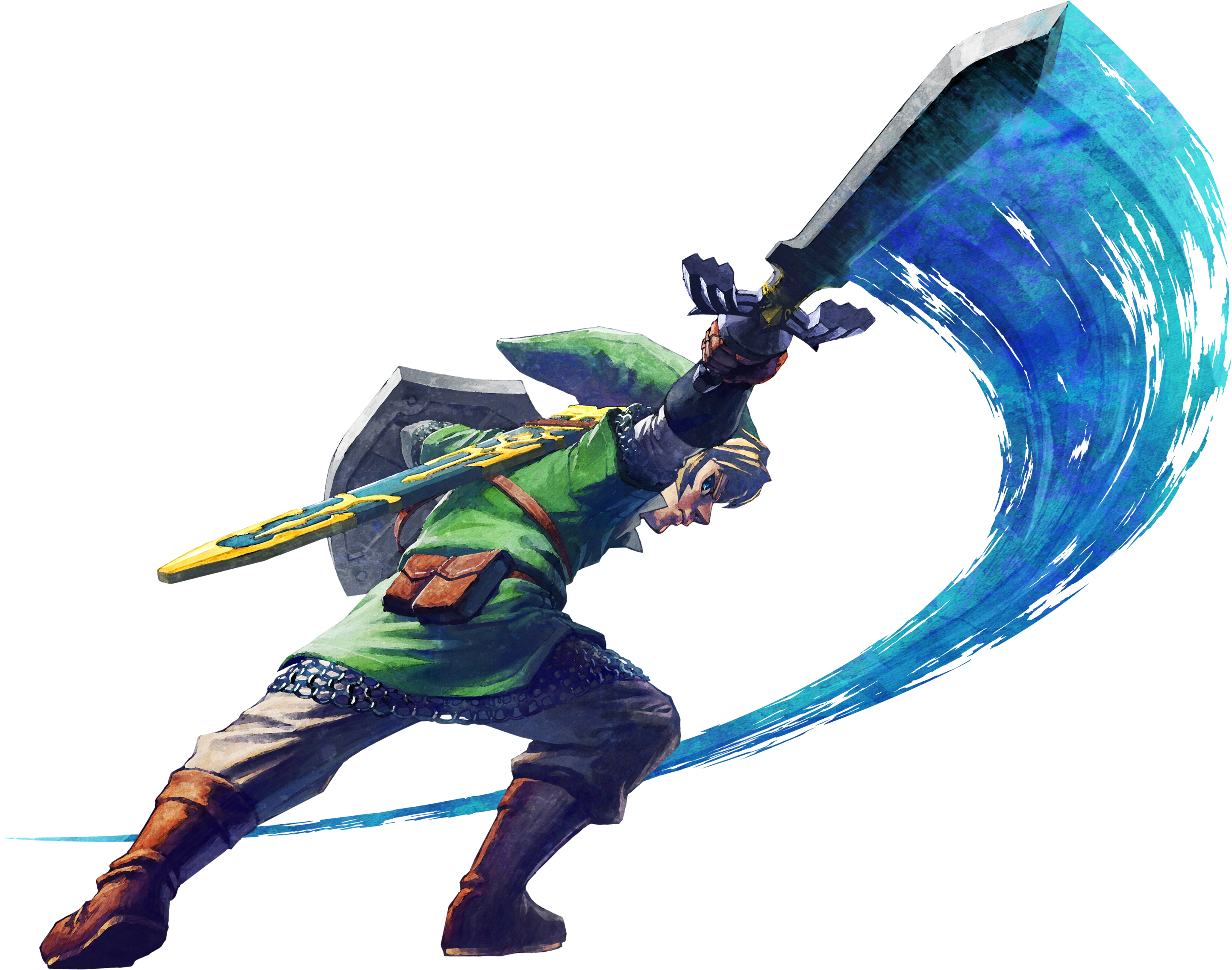Sword Slash Png - Legend Of Zelda Skyward Sword Artwork Clipart (3000x2436), Png Download