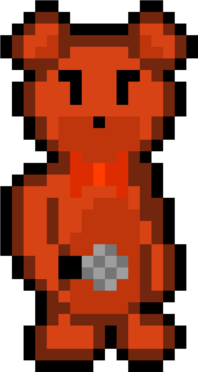 Fnaf - Minecraft Heart Clip Art - Png Download (1184x1184), Png Download