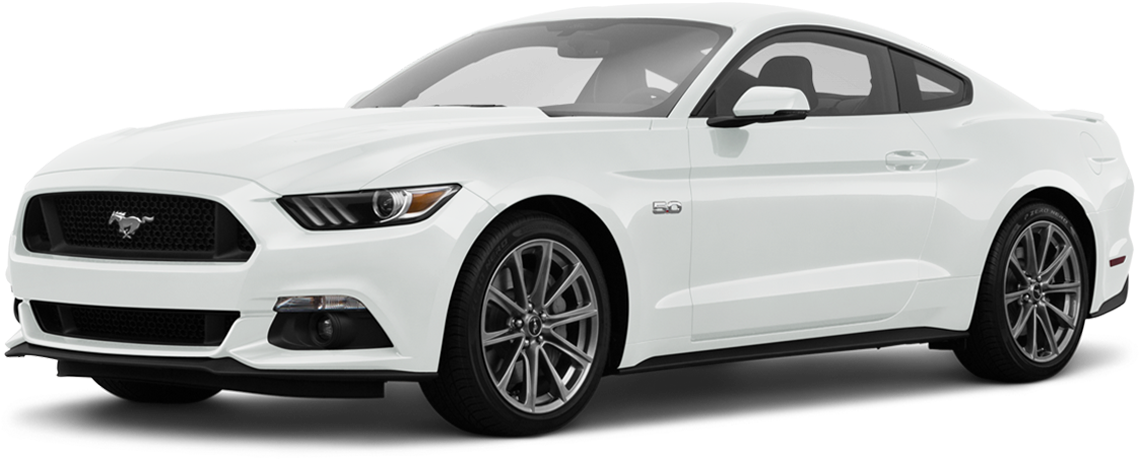 1440 X 502 0 - 2017 White Mustang Convertible Clipart (1440x502), Png Download