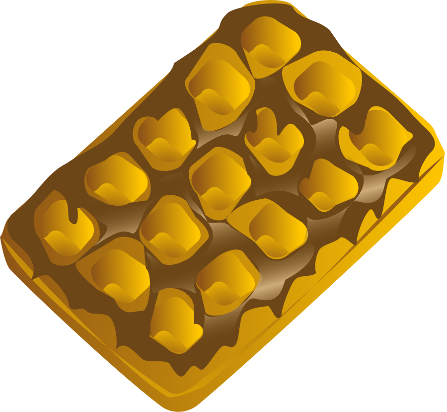 Waffle - Chocolate Clip Art - Png Download (900x829), Png Download
